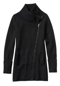 Athleta Chill Factor Sweater Coat Black Size XS EXCELLENT - Picture 1 of 4