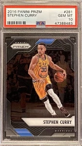 2016 Panini Prizm #281 STEPHEN CURRY Gem Mint PSA 10 - Picture 1 of 3