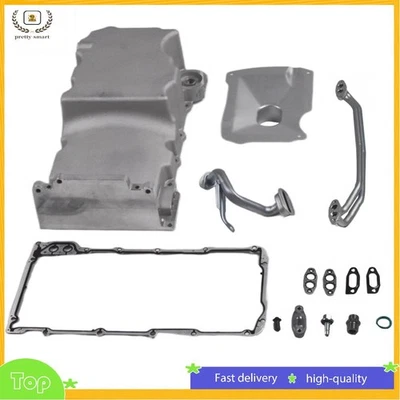 Front Wet Sump Retro Engine Oil Pan Kit 81076 For Chevy LS1 LS2 LS3 LSX 4.8-6.2L - Image 1 of 4