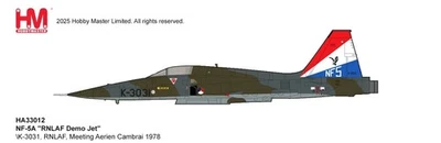 NF-5A RNLAF K-3031 "RNLAF AERIEN CAMBRAI" - HOBBY MASTER HA33012 1/72 PRE ORDER - Image 1 of 2
