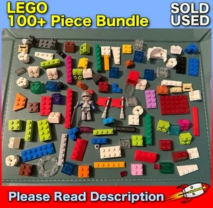 Lego Piezas Mixtas y Accesorios Paquete 100+ Artículos + 1 x Figura + Más USADO #LG81 - Imagen 1 de 7