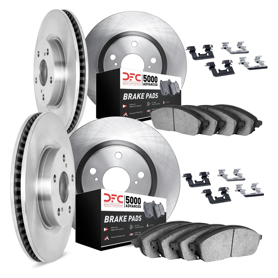 For Mercedes-Benz G550 19-22 DFC PRO-KIT 5000+ Plain Front & Rear Brake Kit Foto 1 de 2