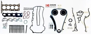 Z12XEP TWINPORT VAUXHALL CORSA C 1.2 16V HEAD GASKET BOLTS TIMING CHAIN KIT SET - Picture 1 of 8