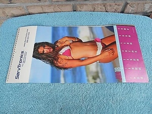 WALL HANGING 2018 SEXY 12 MONTH WALL CALENDAR BUSINESS ADVERTISING 9" X 19" - Picture 1 of 7