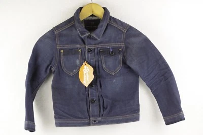 SCOTCH & SODA Boys Denim Jacket Age 6 Coat Cotton Blue Button Up - Image 1 of 4