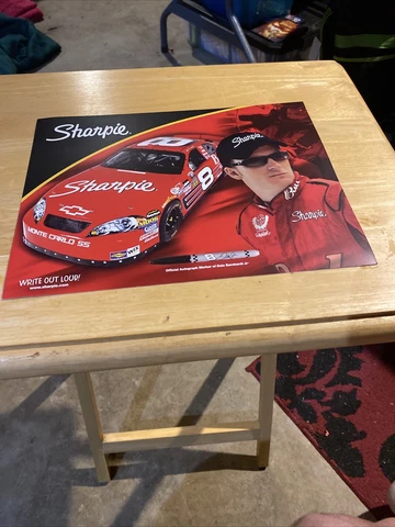 2007 Dale Earnhardt Jr Sharpie NASCAR CUP SERIES POSTCARD Cover