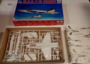  VERY NICE RARE ESCI M.D.D. F-18 HORNET PLASTIC MODEL AIRPLANE KIT!!