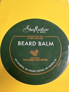Shea Moisture Mens Beard Balm, All Natural ingredients, Made With Maracuja Infu