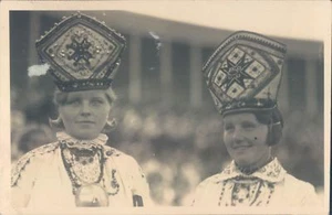 ESTLAND NARVA Lokalfest junge Mädchen RPPC 1934 - Bild 1 von 2