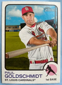 2022 Topps Heritage Baseball #238 Paul Goldschmidt - Cardenales de San Luis - Imagen 1 de 2
