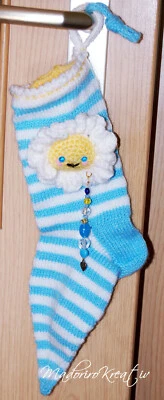 Geldgeschenke originell verpacken Geldstrumpf Sparstrumpf Handarbeit - Bild 1 von 4