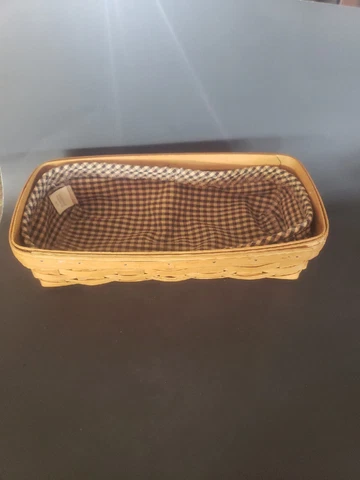 Longaberger Bread  Basket-   2008/ with liner Cover