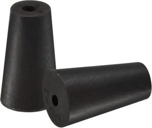MECCANIXITY Rubber Tapered Plug 10Mm to 15Mm with Hole Test Tubes Bungs Stopper  - Picture 1 of 12