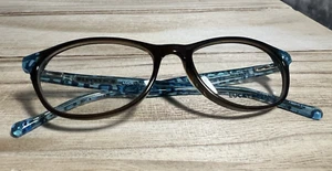 Lucky Brand Brille Brillengestell D700 50-16-135 Blau Leopardenmuster Braun - Bild 1 von 5