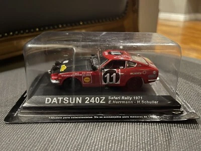 DATSUN 240Z SAFARI 1971-HERRMANN-SCHULLER-RALLY COLLECTION-1/43-DIE CAST-F7 - Immagine 1 di 3