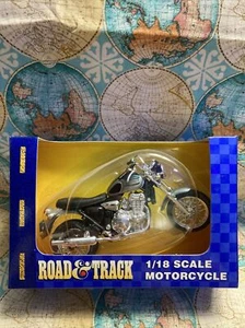 Maisto Road & Track 1/18 Triumph 900 Thunderbird Black Silver - Picture 1 of 4