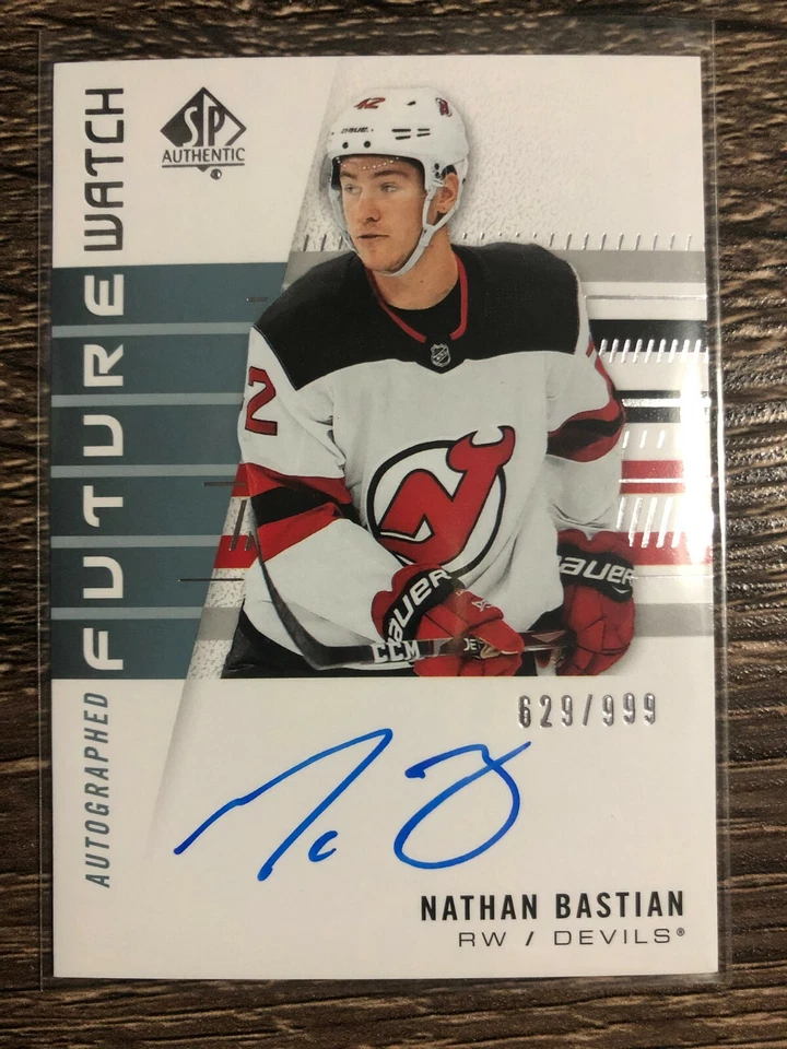NATHAN BASTIAN 2019-20 SP Authentic Future Watch Auto #629/999 C'D #165 - Image 1 of 1
