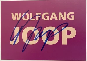 Wolfgang Joop signiert Karte Mode Design Unterschrift Signatur Autogramm Signed - Picture 1 of 3