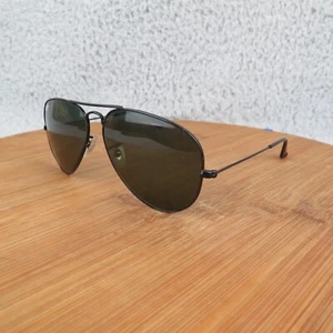 Gafas de sol Ray-Ban Aviator RB3025, L2823 58-14 mm, clásicas con marco negro para aviadores - Imagen 1 de 7