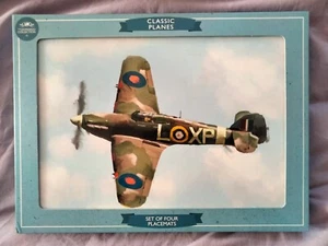 Classic World War II Planes - Set of 4 Placemats - The Leonardo Collection - Picture 1 of 2
