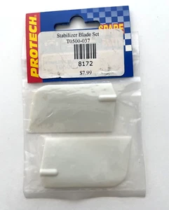 T0500-037 Juego de Cuchillas Estabilizadoras Protech Microheli Zoom 400 RC Heli Nuevo en Paquete - Imagen 1 de 2