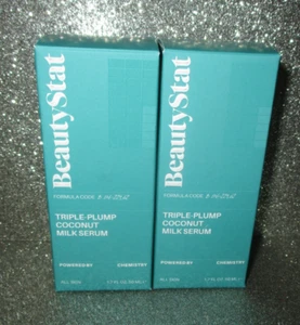 2x BeautyStat Triple Plump Coconut Milk Serum – 1.7 fl oz / 50 ml NIB - Picture 1 of 2
