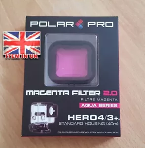 Polar Pro GoPro HERO3+ / HERO4 Iridium Magenta 2.0 Scuba Filter (P1002) - NEW! - Picture 1 of 6