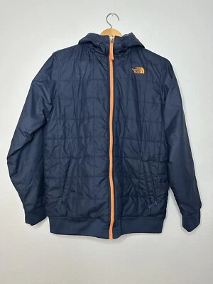 The North Face Quilted Reversible Bomber Puffer Jacket Boys XL *See Note* - Image 1 of 4