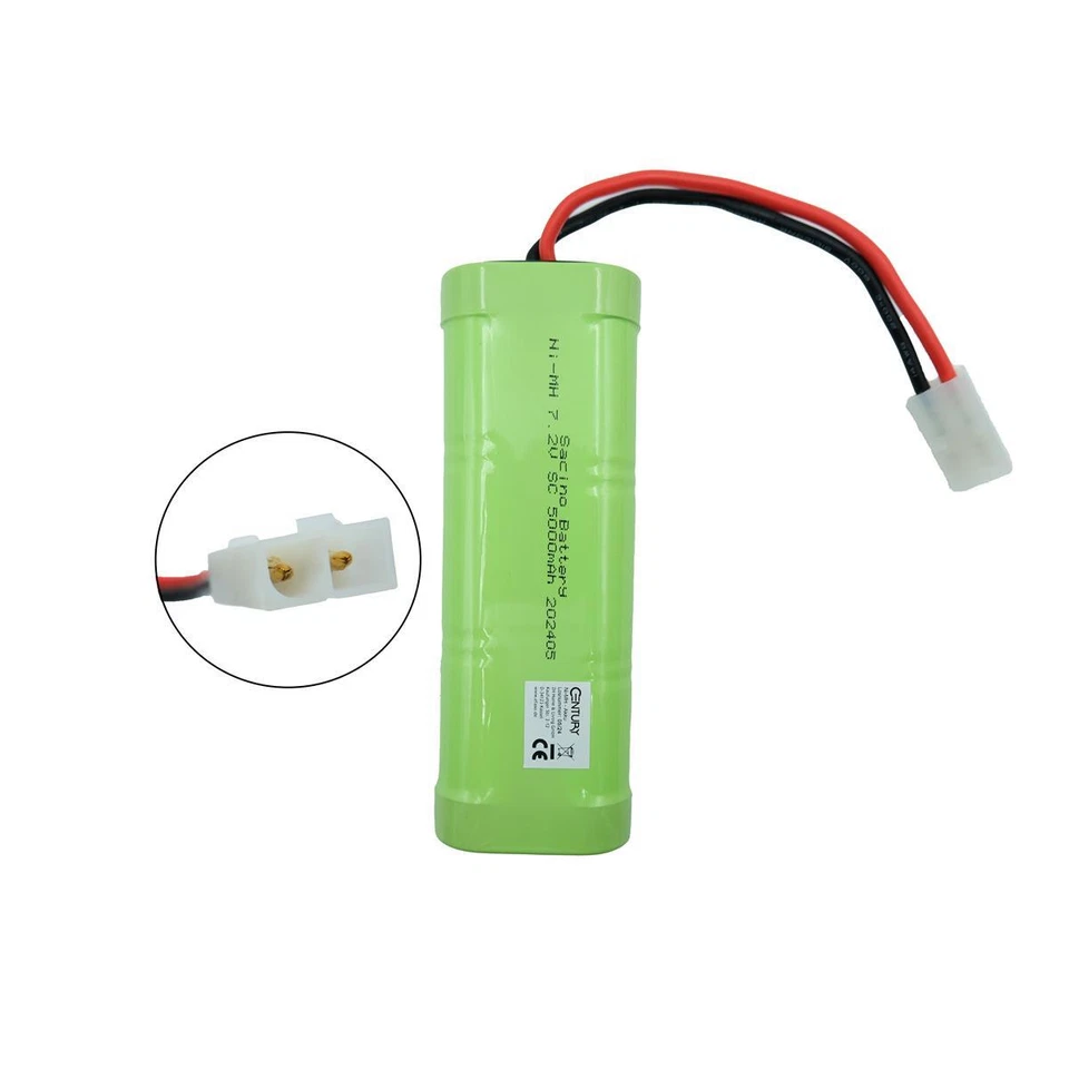 Akku 7,2V / 5000 mAh / Ni-MH / Tamiya Stecker / Passend für z.B. TRAXXAS, HPI, K - Bild 1 von 1