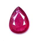 3.67 Cts Natural Ruby Pear Cut 13x9.50 mm Faceted Red Shade Loose Gemstone GF