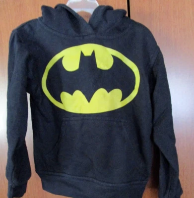 Chaqueta con Capucha Jon Lauren Batman Niños Talla Pequeña Algodón Poli Pecho 28 Largo 16.5 Foto 1 de 4