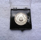 AA 1-30 Years .999 Fine Silver Alcoholics Anonymous Medallion Chip Coin .5 oz. 
