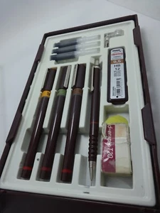 Vintage Rotring Rapidograph College Set 20/30/50mm 1 Mechanical Pencil - Picture 1 of 20