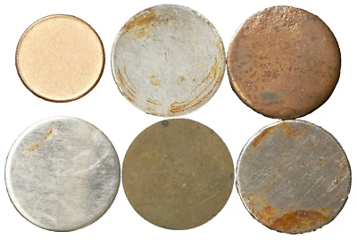 Unstruck Planchets Lot of 6 #24267 - Imagem 1 de 4