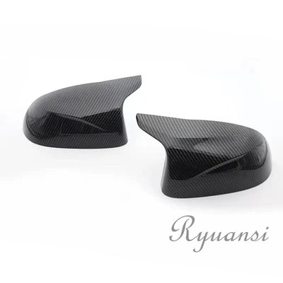 Carbon Fiber Side Mirror Cover Replace For BMW X3 F25 X5 F15 X6 F16 2014-2018 — 第 1/4 张图片