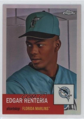 2022 Topps Chrome Platinum Anniversary Refractor Edgar Renteria #407 - Image 1 of 2
