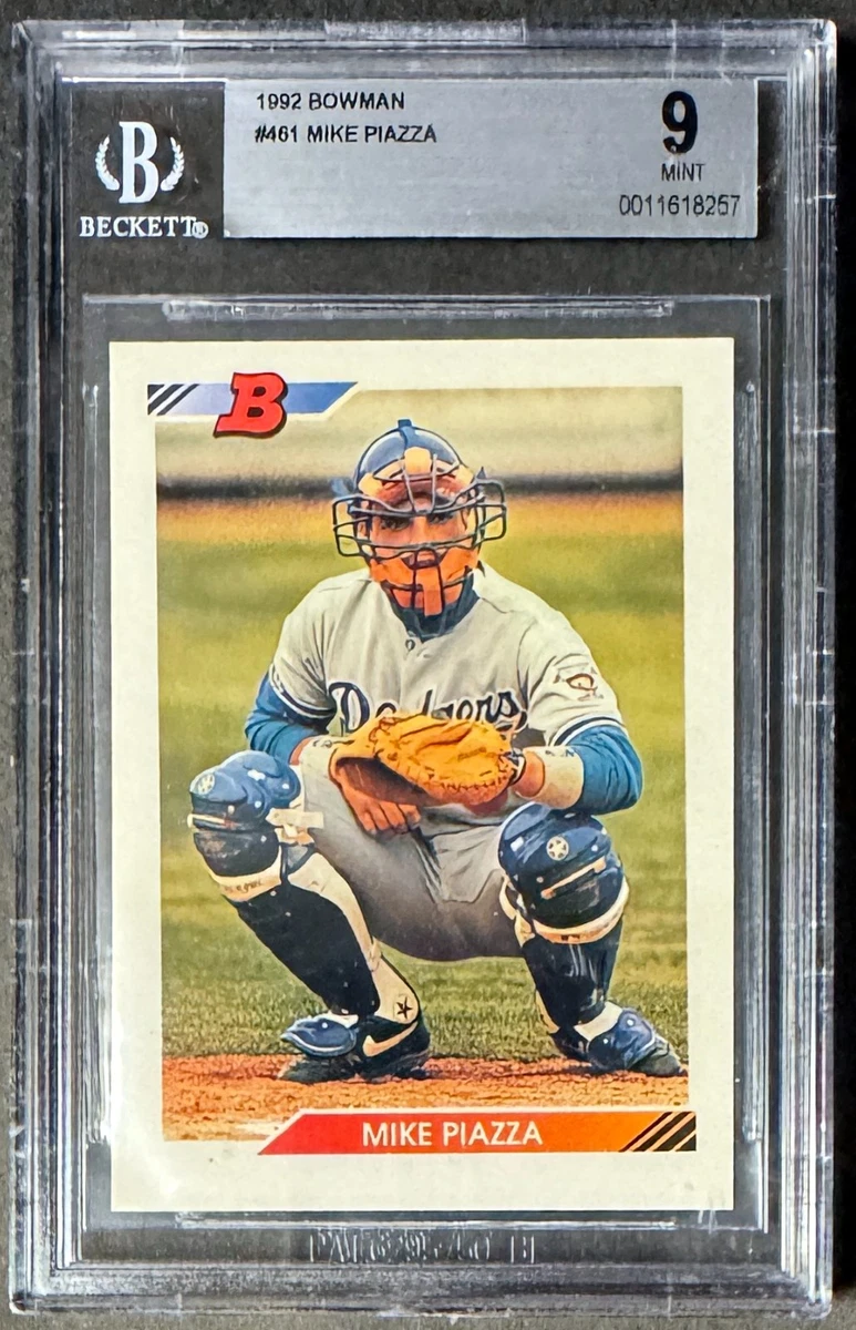 Mike Piazza Beckett Grading Services Rookie Baseball Trading Cards