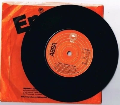 Abba Take A Chance On Me 45 rpm Side B I'm A Marionette British Pressing - Image 1 of 2
