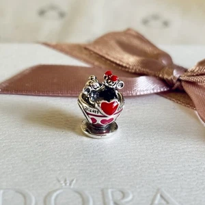 Pandora - Disney Parks Mickey & Minnie Teacup Moments Charm - Picture 1 of 6