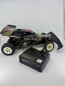 Vintage Radio Shack Golden Arrow RC Buggy Car 60-4080 And Remote No Battery - Picture 1 of 20