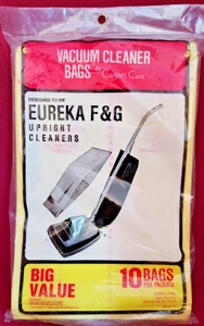 New Eureka F & G Upright Vacuum Cleaner Bags Sealed Package of 10 - Picture 1 of 2