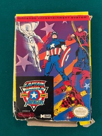Captain America and the Avengers Empty Box Only Vintage Nintendo NES Read 1991