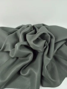 Agave Green Dominica Waterproof Pebble Dollar Print Full Grain Natural Leather - Picture 1 of 4