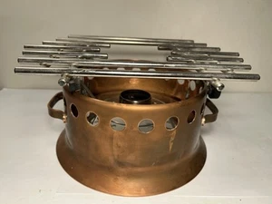 Vintage Spring Swiss Culinox Kupfer Edelstahl Réchaud Kaminofen tragbar - Bild 1 von 14
