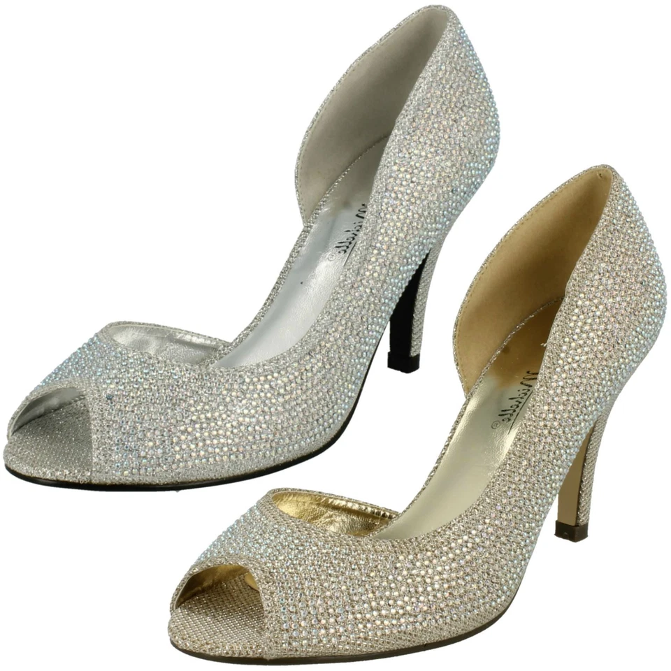 Zapatos De Tacón Abiertos Para Mujeres Anne Michelle - Imagen 1 de 1