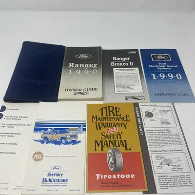 1990 Ford Ranger Owners Manual with case Original OEM Ford pickup truck - Image 1 of 4