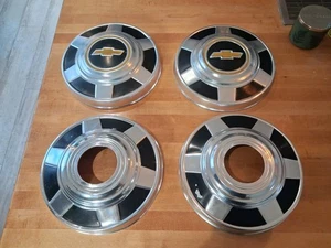 1973-1991 Chevrolet K20 K30 4x4 Truck Suburban 12" Dog Dish Hubcap Set of 4 - Picture 1 of 18