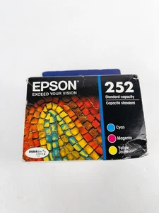Epson 252 Tintenpatrone Standardkapazität Cyan Magenta Gelb EXP 11/2024 - Bild 1 von 5