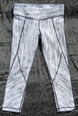 VIMMIA EE. UU. Marrón Blanco Tiro Bajo Barra de Yoga Costura Recortes Leggings Talla M Foto 1 de 4