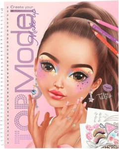 Depesche TOPModel 13144 Make Up Colouring Book With Sticker Sheets - Picture 1 of 4